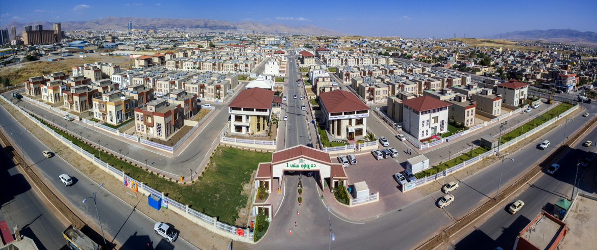 Darwaza City 1 seen from above